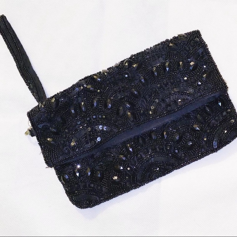 Beaded black wristlet from Nordstrom… SUPER CUTE!